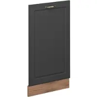 Vicco Fame-Line Vaatwasserfrontpaneel – 45 cm zonder werkblad Anthrazit-Gold Landhaus