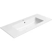 Sapho Keramiek wastafel pura 102x46 cm wit extraglaze