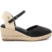 Refresh Dames Espadrilles 172859 zwart (39), 5 tot 8 cm, Gesp, Casual 17285903-NEGRO