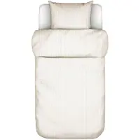 Marc O'Polo Dekbedovertrek Classic Fine Stripe Dark Sand Katoen-140 x 200 / 220 cm | 1-Persoons