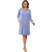 Pastunette Paars velours badjas | Maat S