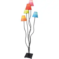 Näve Vloerlamp Colori, Woon-/ Eetkamer, Textiel / Stof / Zijde, Jong wonen, vloerlamp