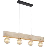 Globo Lighting Houten hanglamp Adalie