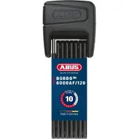 ABUS - Bordo One 6000A Fingerprint - Fietsslot 120 cm, zwart
