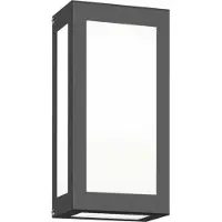 CMD Wandlamp buiten met bewegingssensor Aqua Rain, zwart, Roestvrij staal, Modern