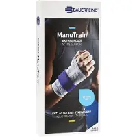 Bauerfeind Manutrain polsbrace Zwart - Rechts - Maat 4