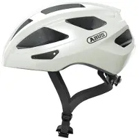 ABUS Fietshelm MACATOR pearl white S - 51-55 cm - wit - Geschikt voor gebruik op elektrische fietsen - stadsfietsen - 280 g
