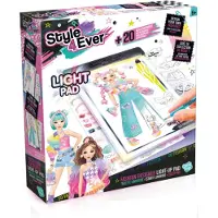 Style 4 Ever Fashion Designer Light-up Pad Creates Outfit Combinations With Templates Veelkleurig