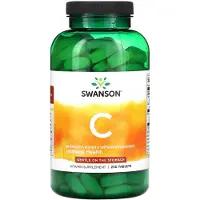 Swanson Health gebufferde vitamine C met bioflavonoïden 1000 mg 250 stuks (8 maanden)