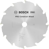 Bosch CIRKZB CONSTR. WOOD 190X20/16X2,6 12T FWF