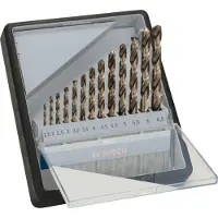 Bosch 2607019926 HSS Metaal-spiraalboorset 13-delig 1.5 mm, 2 mm, 2.5 mm, 3 mm, 3.2 mm, 3.5 mm, 4 mm, 4.5 mm, 4.8 mm, 5 mm, 5.5 mm, 6 mm, 6.5 mm