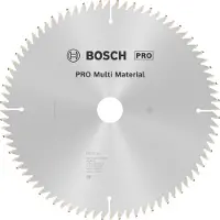 Bosch 2608640450 PRO Cirkelzaagblad - 254 X 30 X 80T - Multi Materiaal