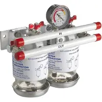 VETUS 190 L/h Double Water Separator Fuel Filter Wit