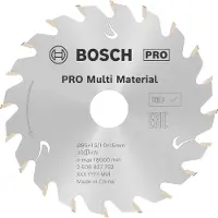 Bosch Accesorios St Mm H 85x15 T30 85 Mm Multimateriaal Cirkelzaagblad