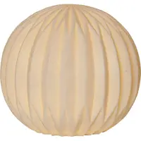 Star Trading LED terraslamp Sandy, Ø 30 cm wit kunststof batterij Sandy, wit / opaal, Kunststof, Modern
