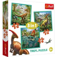 Trefl 3in1 Puzzel Dino's 20-50 Stukjes