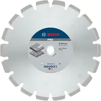 Bosch Accesorios Diamantschijf Best for Asphalt, 350x25.4(20)x12mm - 2608603641