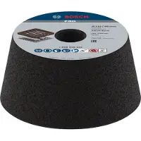 Bosch Schuurkom, conisch - metaal/gietijzer 90 mm, 110 mm, 55 mm, 36 1st - 1608600233