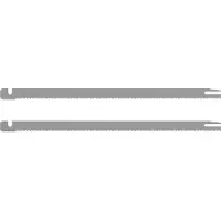 Bosch 2607018011 Set zaagbladen, 2-delig, 200 mm, voor GSG 300