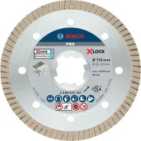 Bosch Accesorios Accessories 2608615131 X-LOCK-diamantdoorslijpschijf 115 mm Diameter 115 mm 1 stuk(s)