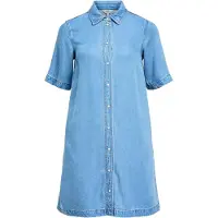 Object Blousejurk 'OBJFRAME' blauw denim