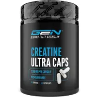 German Elite Nutrition Creatine Ultra Caps - 420 capsules met elk 1250 mg zuiver creatinemonohydraat - Premium: Ultrafijn + Meshfactor van 200 - Hoge dosering