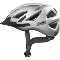 ABUS Fietshelm URBAN-I 3.0 signal silver L - 56-61 cm - zilver - Geschikt voor gebruik op elektrische fietsen - stadsfietsen - 300 g