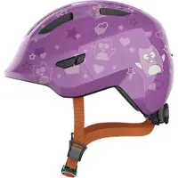 ABUS Fahrradhelm - Smiley 3.0 - Purple Star - - 51-55 cm - Fahrradhelme