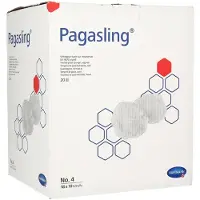 Paul hartmann ag steriele gaasjes, maat 4, gelijkmatig groot 18x10 St Wattenstaafje