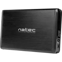 Natec Externe harde schijfbehuizing RHINO, 3,5 inch, USB 3.2 Gen 1, 5 Gbps, zwart
