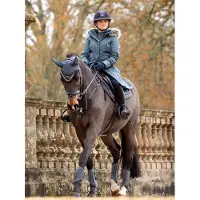 LeMieux FW'24 Waterdichte Jas Anya - Petrol - Maat 36