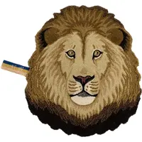 Doing Goods Ari Lion head vloerkleed L - 1.45.10.092.700.5