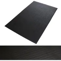 Floordirekt Anti-Vermoeidheidsmat - Softer-Work-Mat - Werkplaatsmat - Zwart - 90 x 350 cm