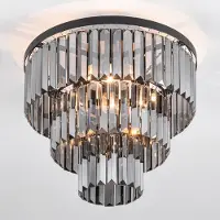 LumenXL Luxe zwarte plafondlamp - Royce