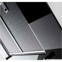 NOVY 7858 wand afzuigkap zwart, 75 cm. breed