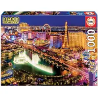 Educa - Las Vegas 1000 Teile Nachtleuchtpuzzle