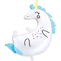 Party Deco Partydeco - Folieballon Eenhoorn (1 stuks)