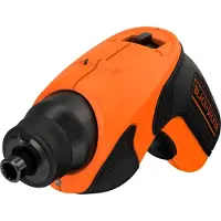 Black & Decker CS3651LC-QW, Elektrische schroevendraaier, Pistolgreep, Zwart, Oranje, 180 omwentelingen per minuut, 5 Nm, Batterij