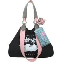 Fritzi aus Preußen Shopper 'Izzy Medium Barbie' lichtblauw / rosa / zwart / wit