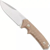 Mercury Ranger 923-23-3VCNC Stonewashed Sleipner, Natural Canvas Micarta, bushcraftmes
