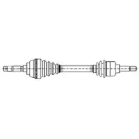 METELLI 17-0119 Aandrijfas