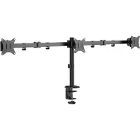 Gembird bureaubeugel voor 3 monitoren tot 27 inch | full motion