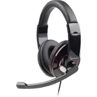 Enzo Gembird Stereo hoofdtelefoon zwart rood