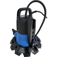 Interline Dompelpomp voor Vuil Water – Vlakzuigpomp / Dweilpomp met Ingebouwde Vlotter – Geschikt voor Onder- & Bovenwatergebruik – Zwembadpomp / Kloppomp