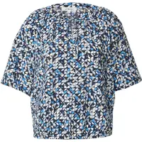 s.Oliver Blouse beige / navy / lichtblauw / wit