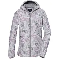 Killtec - Jas 42853 paars print softshell zomerjas maat 50