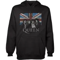 Queen Sweat à capuche Vintage Homme Noir - Taille M