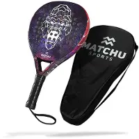 Matchu Sports Padel racket - Gorilla - Donker paars - 100% 3K carbon