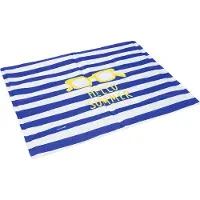 Beeztees Hondenkoelmat Stof Hello Summer Blauw/Wit 90 x 50 x 2 cm