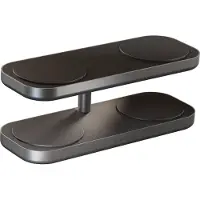 ZENS 4-in-1 Draadloze Oplader 15W met Standaard en MagSafe Magneet Zwart